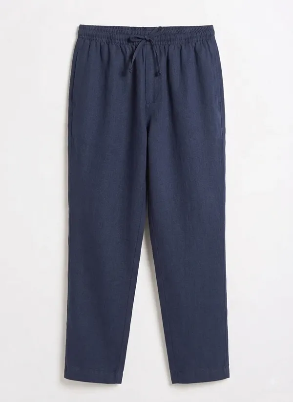 KIAE_Premium_Cotton-Linen_Relaxed_Trousers_–_Navy_Blue