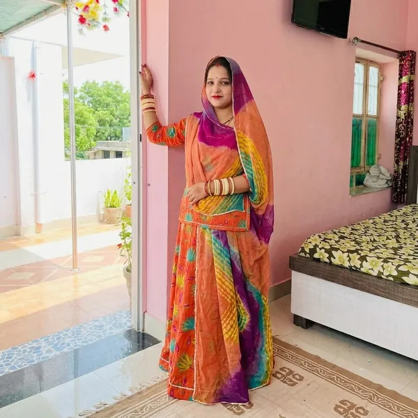 KIAE_Women_Traditional_Cotton_Printed_Rajasthani_Rajputi_Suit_Material_with_Multi-Color_Dupatta/Odhani
