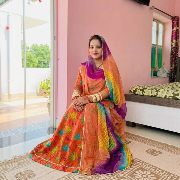 KIAE_Women_Traditional_Cotton_Printed_Rajasthani_Rajputi_Suit_Material_with_Multi-Color_Dupatta/Odhani