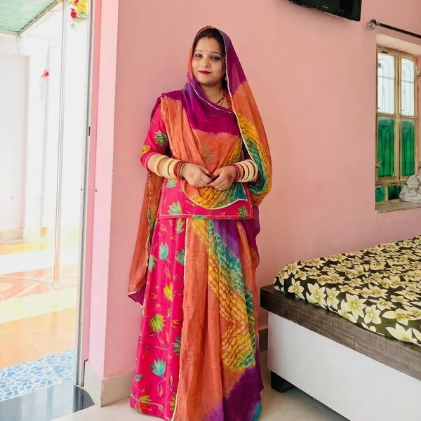 KIAE_Women_Traditional_Cotton_Printed_Rajasthani_Rajputi_Suit_Material_with_Multi-Color_Odhani/Dupatta