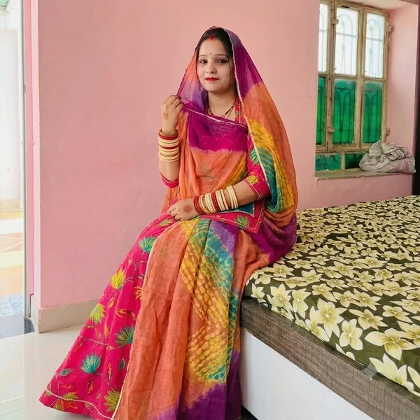 KIAE_Women_Traditional_Cotton_Printed_Rajasthani_Rajputi_Suit_Material_with_Multi-Color_Odhani/Dupatta