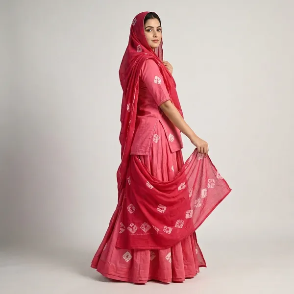 Pink_Cotton_Semi-Stitched_Rajputi_Poshak_For_Women