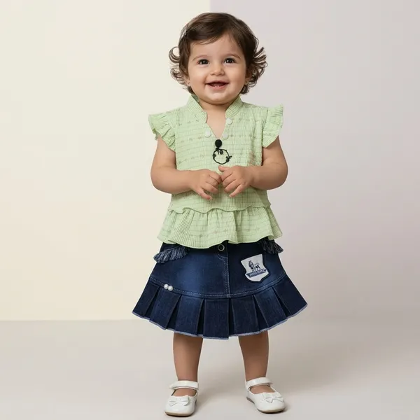Pista_Pure_Cotton_Printed_Skirt_Top_Set_For_Girls