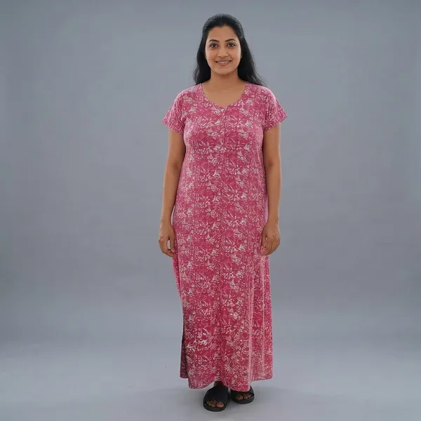 Pink_Satin_Lace_Neck_Full_Length_Nighty_For_Women