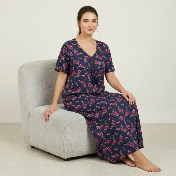 Blue_Cotton_Nighty_For_Women