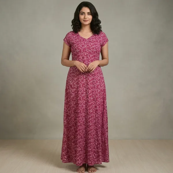 Pink_Cotton_Printed_Nighty_For_Women