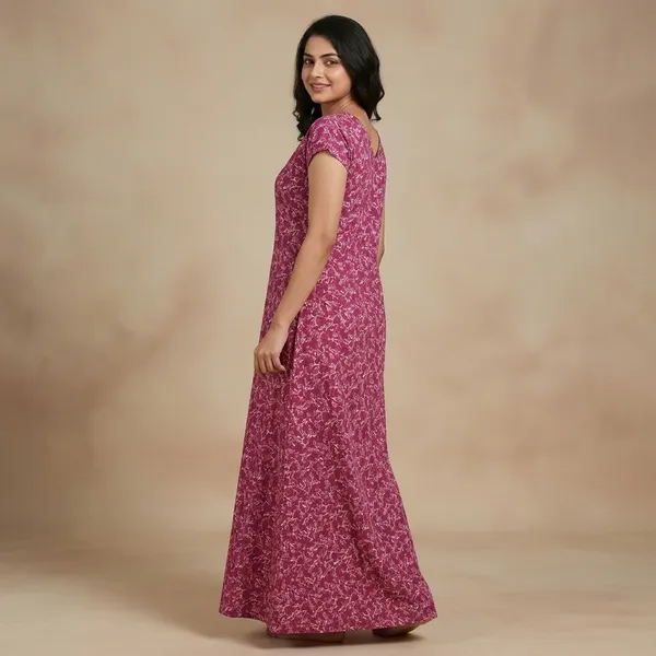 Pink_Cotton_Printed_Nighty_For_Women