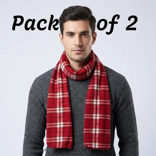Multicolor_Wool-Cotton_Checkered_Muffler_For_Unisex
