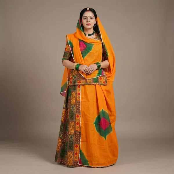 Orange_Pure_Cotton_Salwar_Suit_For_Women