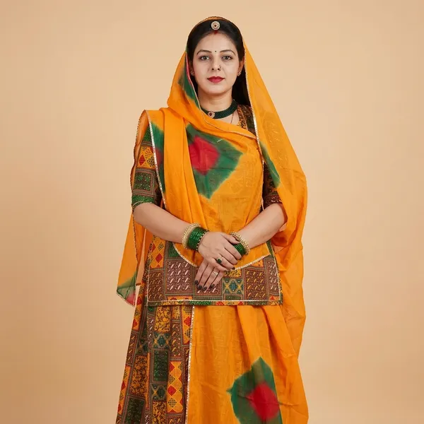 Orange_Pure_Cotton_Salwar_Suit_For_Women
