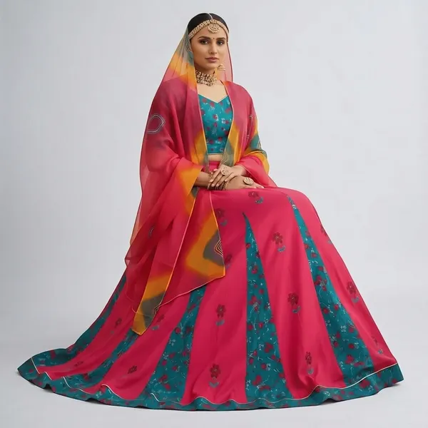 Red_Pink_Silk_16_Kalidaar_Lehenga_Set_For_Women