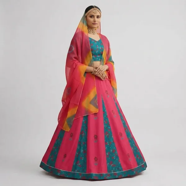 Red_Pink_Silk_16_Kalidaar_Lehenga_Set_For_Women