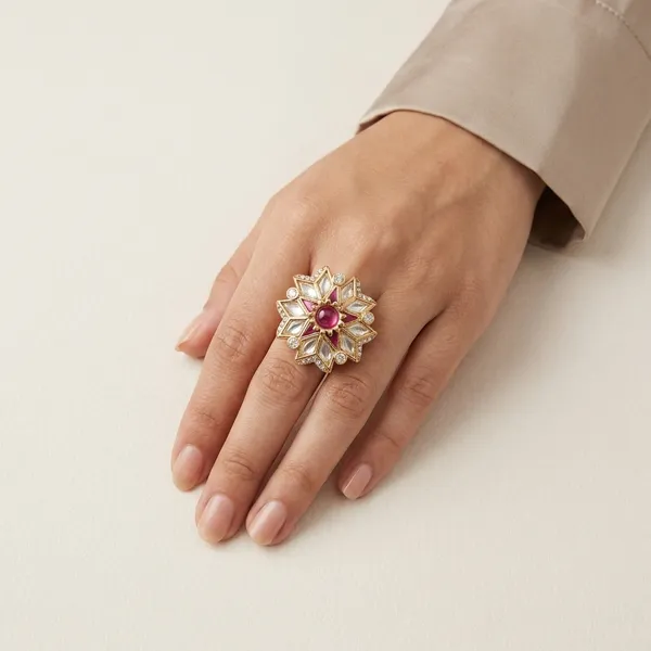 Purple_And_Gold_Brass_Premium_And_Trendy_Ring_For_Women