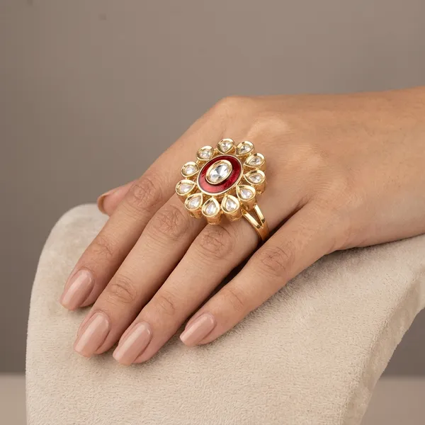 Gold_And_Red_Brass_Premium_And_Trendy_Ring_For_Women