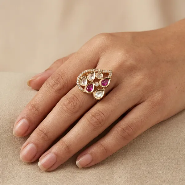Purple_And_Gold_Brass_Premium_And_Trendy_Ring_For_Women