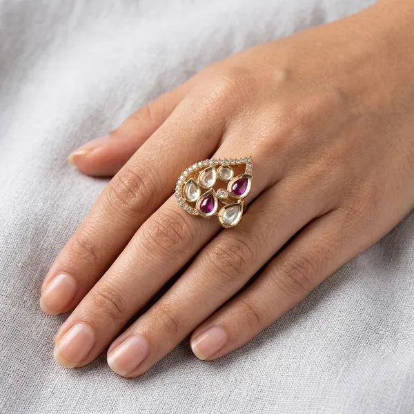 Purple_And_Gold_Brass_Premium_And_Trendy_Ring_For_Women