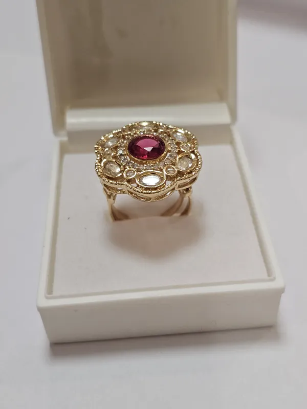 Ruby_And_Gold_Brass_Premium_And_Trendy_Cocktail_Ring_For_Women