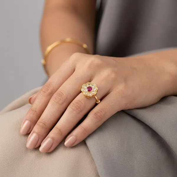 Ruby_And_Gold_Brass_Premium_And_Trendy_Ring_For_Women