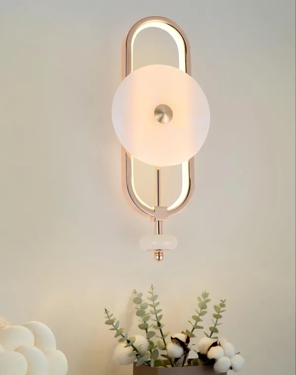 Marble_Metal_Modern_Rose_Gold_Wall_Sconce