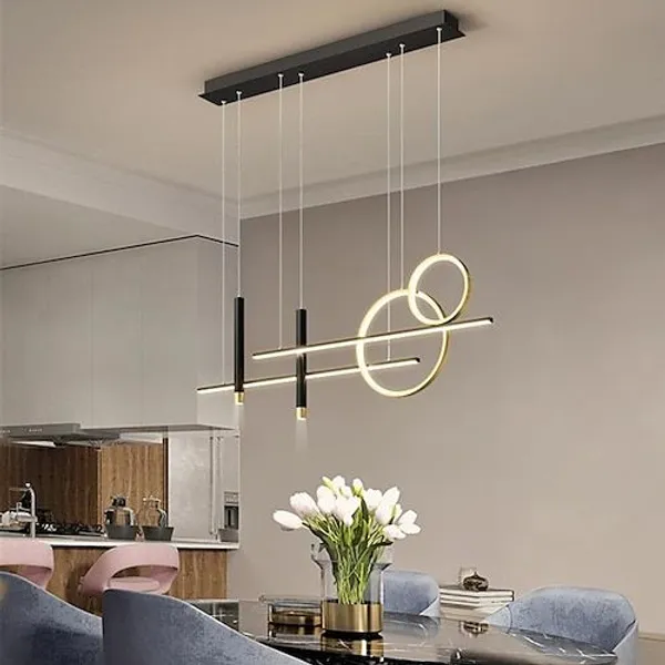 Metal_Black_Gold_Musical_Note_Pendant_Chandelier