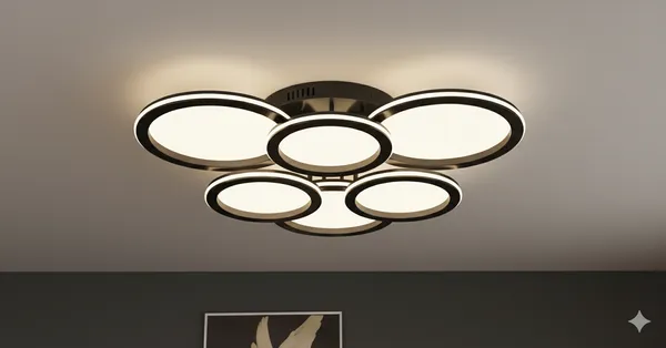Acrylic_Metal_Black_Ring_LED_Flush_Mount_Ceiling_Light
