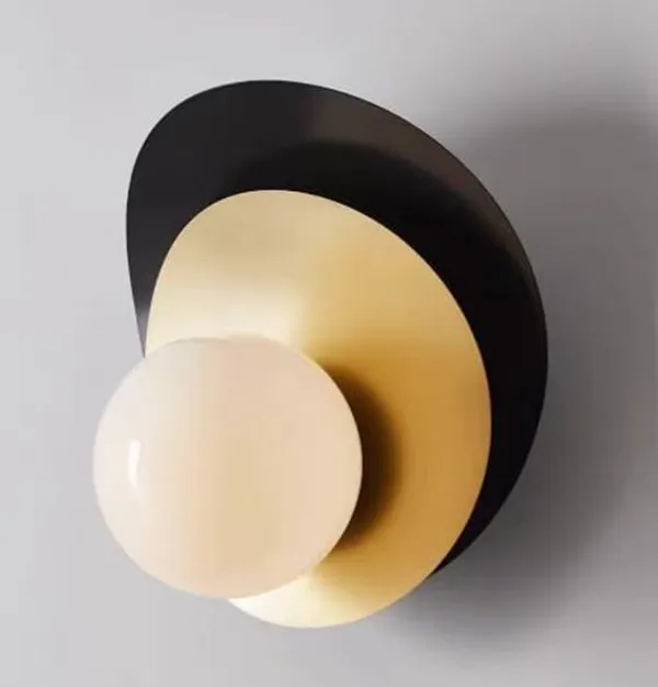 Metal_Pvc_Modern_Black_Gold_Wall_Sconce