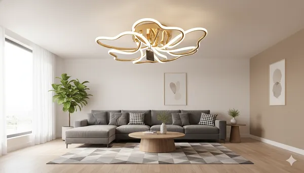 Profile_Modern_Floral_Gold_Ceiling_Light