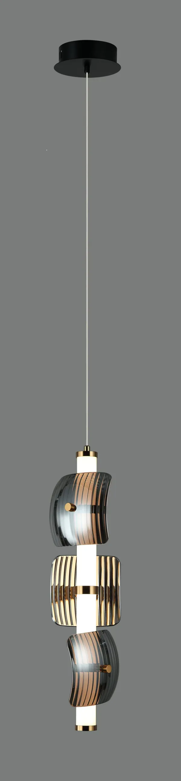 Glass_Acrylic_Smoke_Black_Striped_Pendant_Light