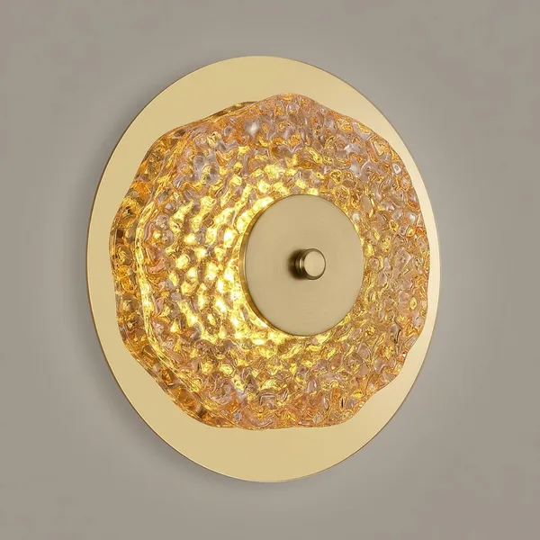Metal_Glass_Modern_Amber_Dome_Pendant_Light