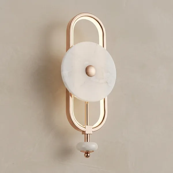 Marble_Metal_Modern_Rose_Gold_Wall_Sconce