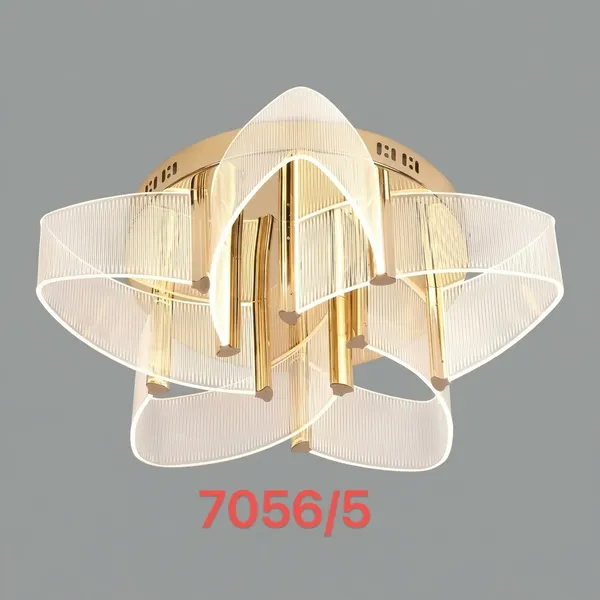 Acrylic_Metal_French_Gold_Floral_Flush_Mount_Ceiling_Light