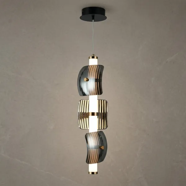Glass_Acrylic_Smoke_Black_Striped_Pendant_Light