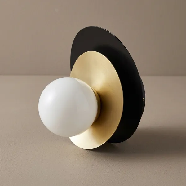 Metal_Pvc_Modern_Black_Gold_Wall_Sconce