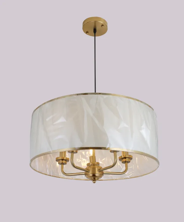 Metal_Fabric_Dining_Gold_White_Drum_Shade_Pendant_Light