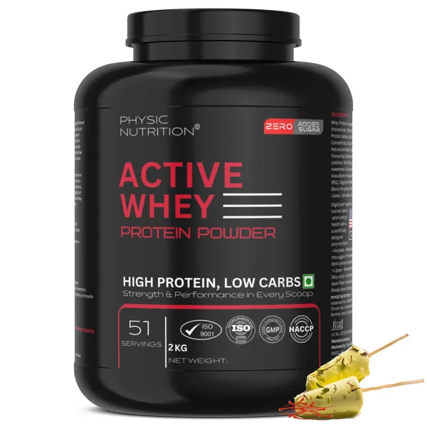 Physic_Nutrition_Active_Whey_Protein_Powder_-_2Kg_|_Zero_Added_Sugar_|_Fast_Muscle_Recovery_|_51_Servings_|_Kesar_Kulfi_Flavour