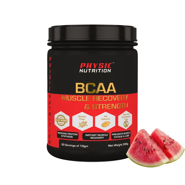 Physic_Nutrition_Bcaa_-_300G_|_30_Servings|_For_Muscle_Recovery_And_Strength_|_Supports_Endurance_And_Protein_Synthesis_|_Watermelon_Flavour