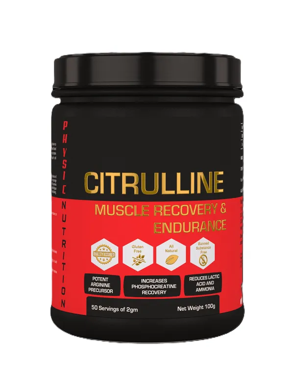 Physic_Nutrition_L-Citrulline_Powder_100G_|_Muscle_Recovery_And_Endurance_Support_|_50_Servings_|_Pre-Workout_Performance_Booster