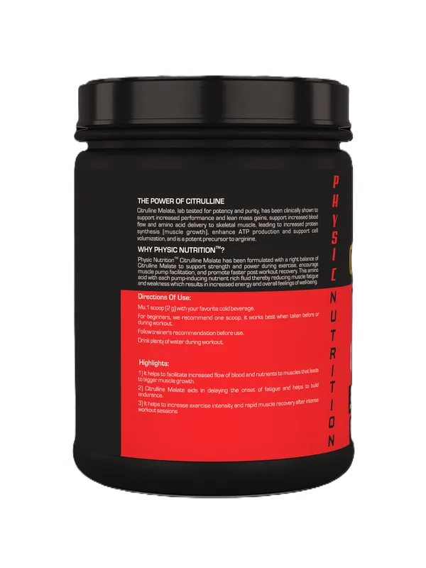 Physic_Nutrition_L-Citrulline_Powder_100G_|_Muscle_Recovery_And_Endurance_Support_|_50_Servings_|_Pre-Workout_Performance_Booster
