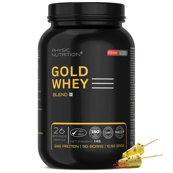 Physic_Nutrition_Gold_Whey_Protein_Blend_-_1Kg_|_Zero_Added_Sugar_|_24G_Protein_Per_Serving_|_Kesar_Kulfi_Flavour