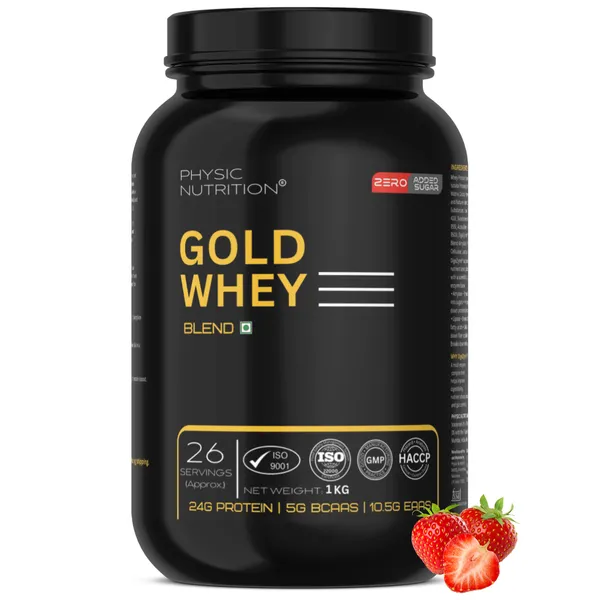 Physic_Nutrition_Gold_Whey_Protein_Blend_-_1Kg_|_Zero_Added_Sugar_|_24G_Protein_Per_Serving_|_Strawberry_Flavour