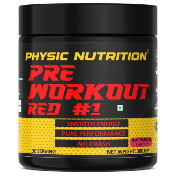 Physic_Nutrition_Pre-Workout_-_300G_|30_Servings|_Energy,_Focus_And_Performance_Formula_|_Workout_Booster_|_Watermelon_Flavor