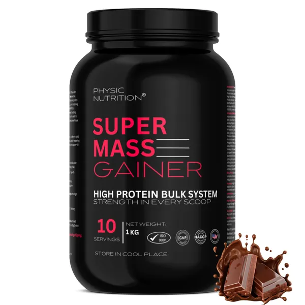 Physic_Nutrition_Super_Mass_Gainer_-_1Kg_|_High_Protein_Bulk_System_|_10_Servings_|_Chocolate_Flavour