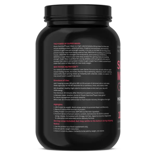 Physic_Nutrition_Super_Mass_Gainer_-_1Kg_|_High_Protein_Bulk_System_|_10_Servings_|_Kesar_Kulfi_Flavour