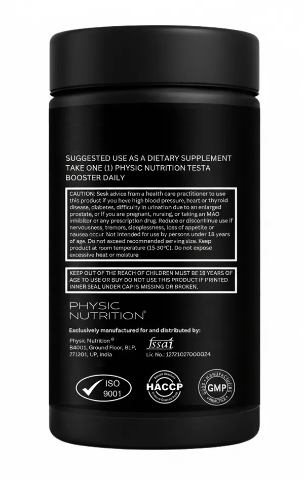 Physic_Nutrition_Testa_Fuel_|_Advanced_Testosterone_Support_Formula_|_Supports_Strength,_Energy_And_Vitality_|_Performance_And_Male_Wellness_Support_|_60_Tablets