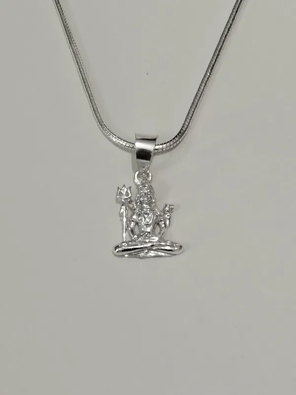 925_Sterling_Silver_Shiva_Pendant_For_Women