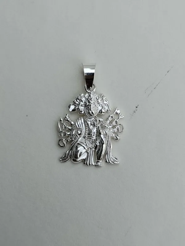 925_Sterling_Silver_Panchmukhi_Hanuman_Pendant_For_Men_&_Women