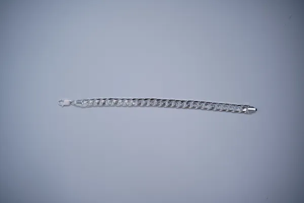 925_Sterling_Silver_Classic_Chain_Design_Bracelet_For_Men
