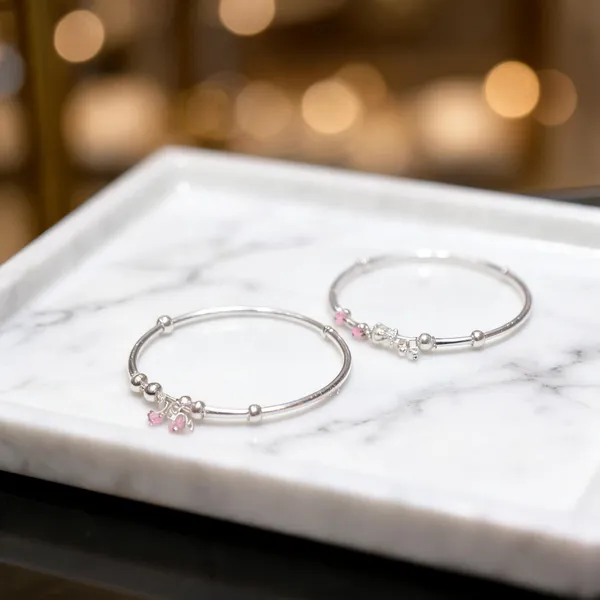 925_Sterling_Silver_Kada_Style_Anklet_For_Women