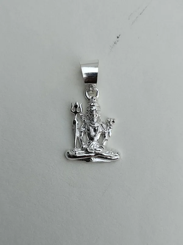 925_Sterling_Silver_Shiva_Pendant_For_Women