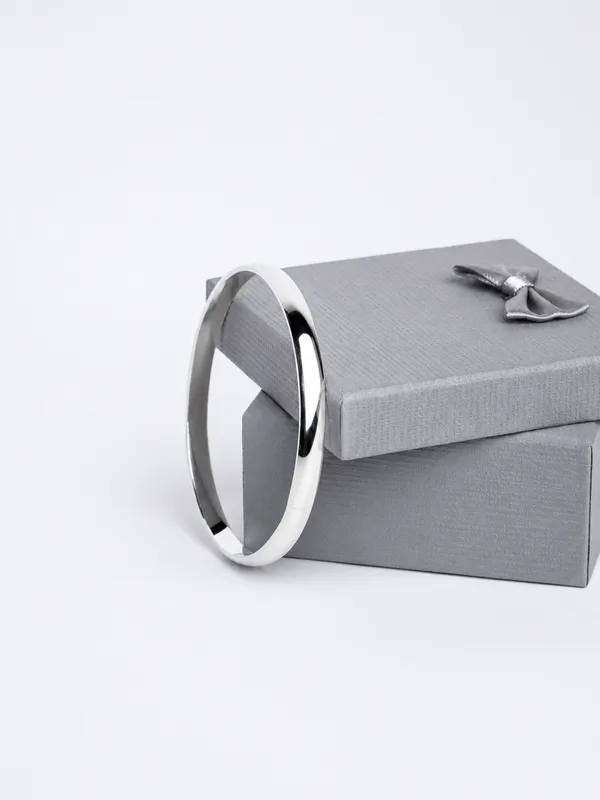 925_Sterling_Silver_Classic_Curve_Solid_Kada_For_Men